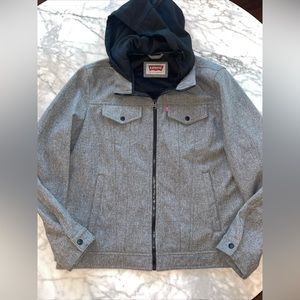 Men’s Levi’s Gray hooded Jacket